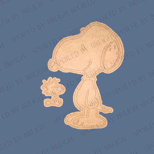 Peanuts- Snoopy and Woodstock