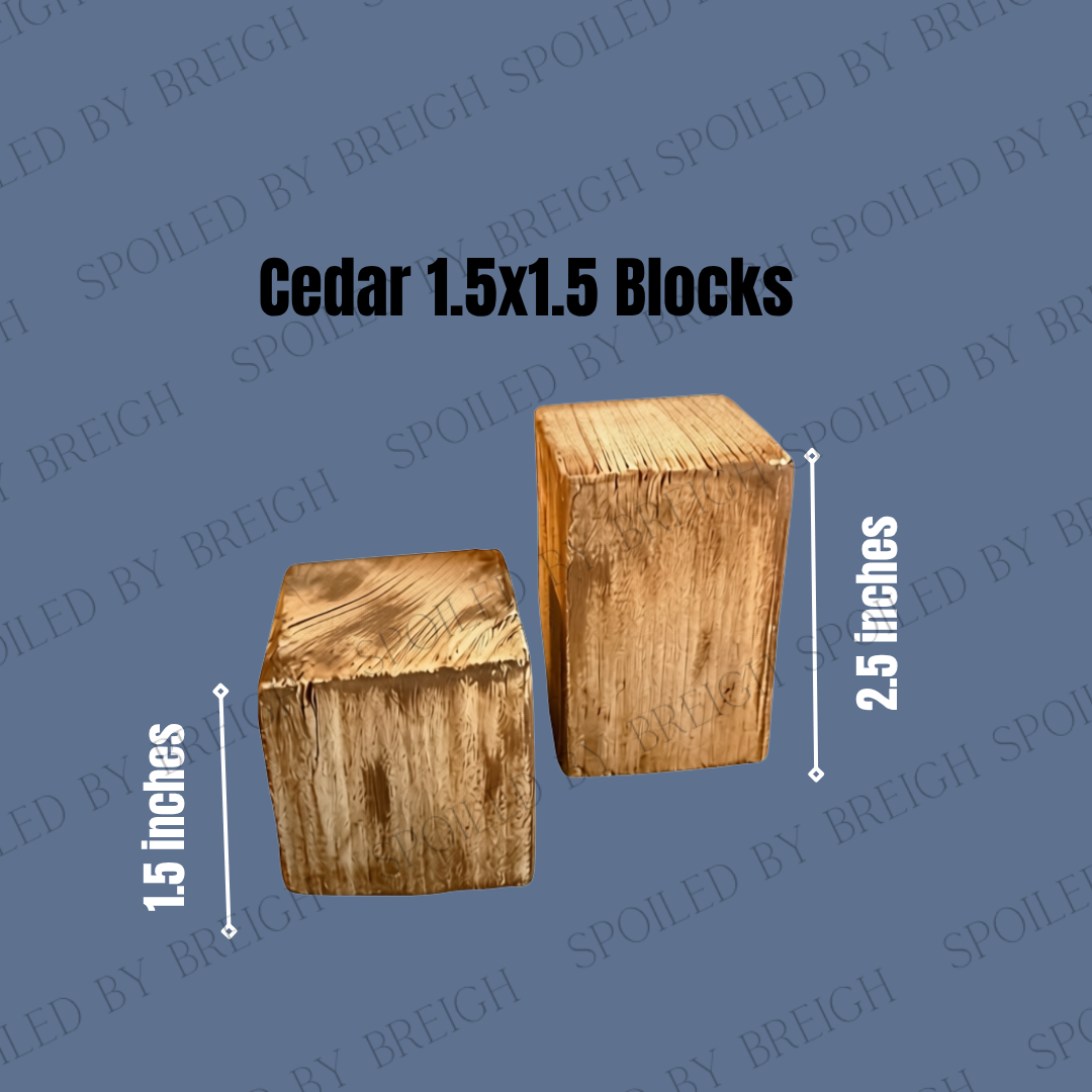 Mini Cedar Blocks