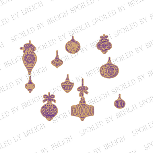 Whimsical Ornaments Pattern-B