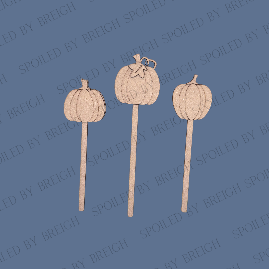 Mug Sticks- Pumpkin Trio