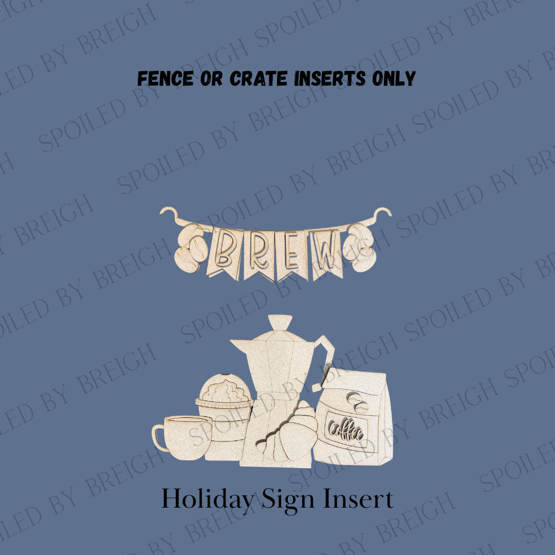 Coffee Holiday Inserts