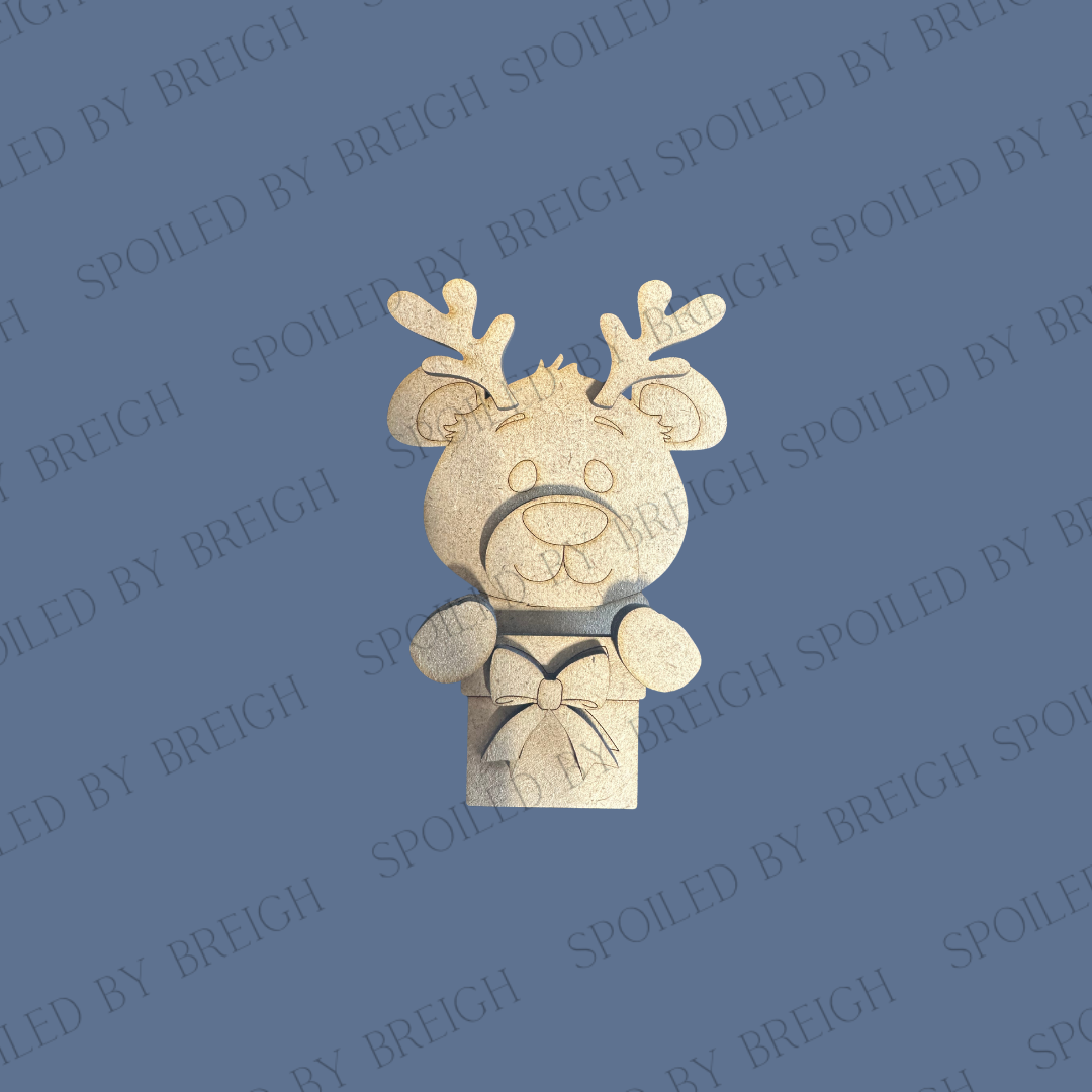 Mug Hugger- Bear with Antlers