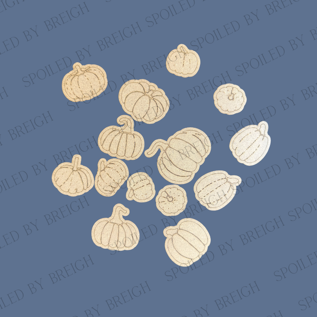 Pumpkins Aplenty Pattern cutouts