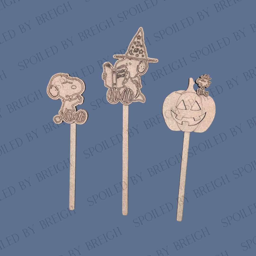Mug Sticks- Snoopy Halloween