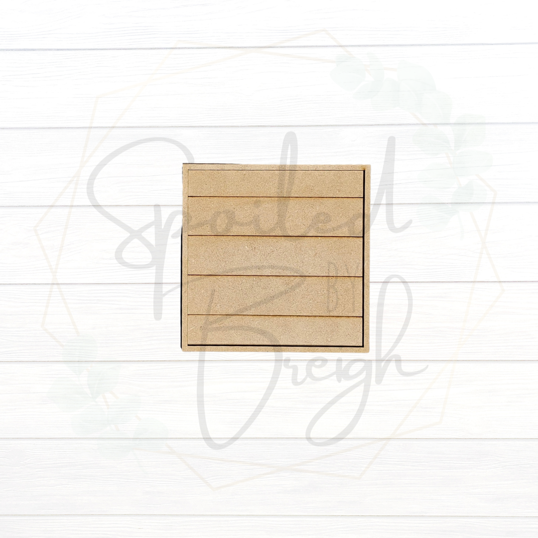 Blank tile Shiplap  4x4