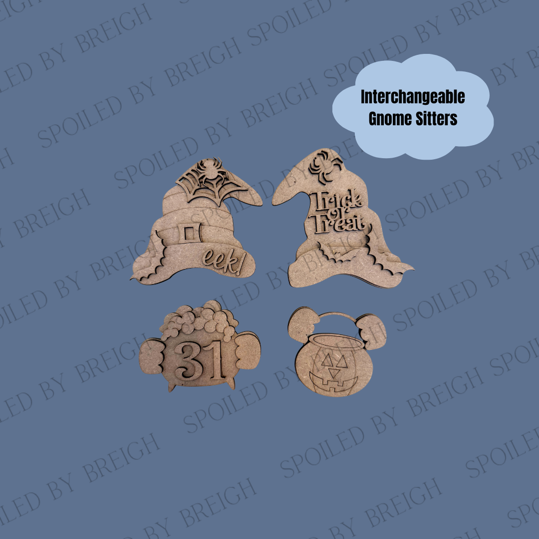 Halloween Add-on for Interchangeable Gnome Sitters