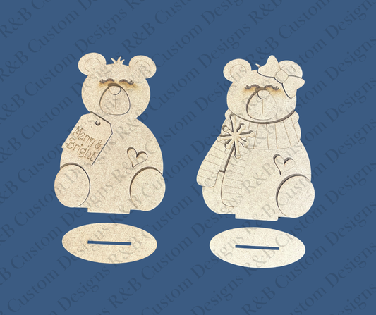 Bear Couple Shelf Sitters
