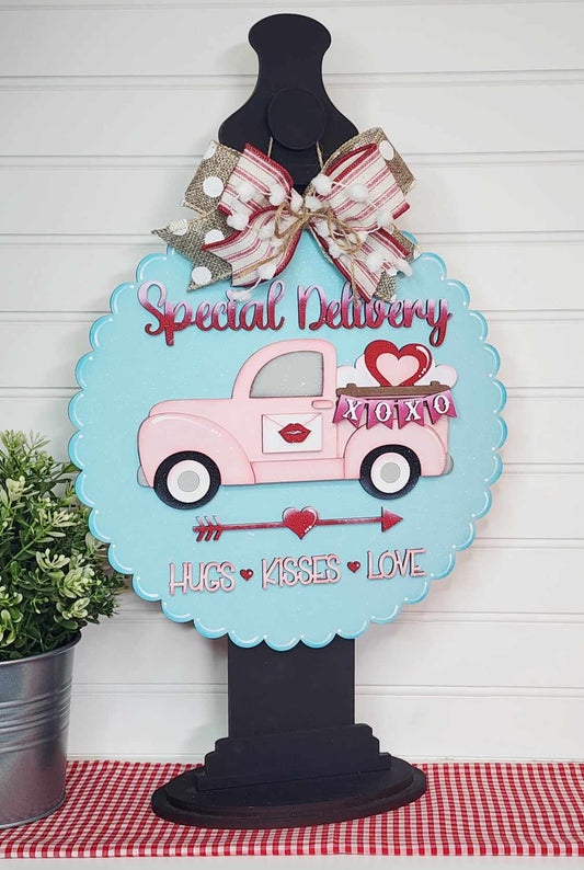 Hugs and Kisses Truck Hanger