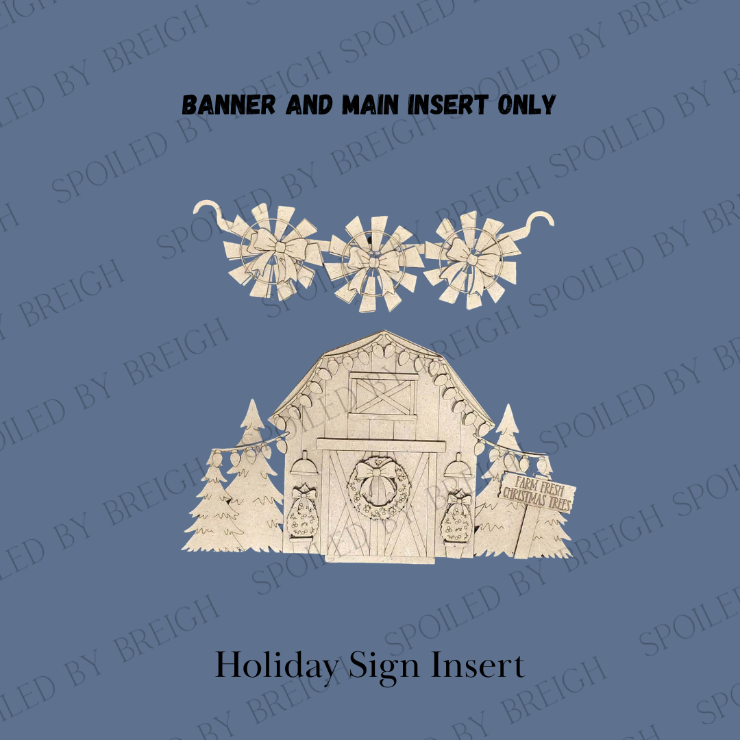 Christmas Barn Holiday Inserts
