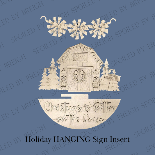 Christmas Barn Holiday Inserts