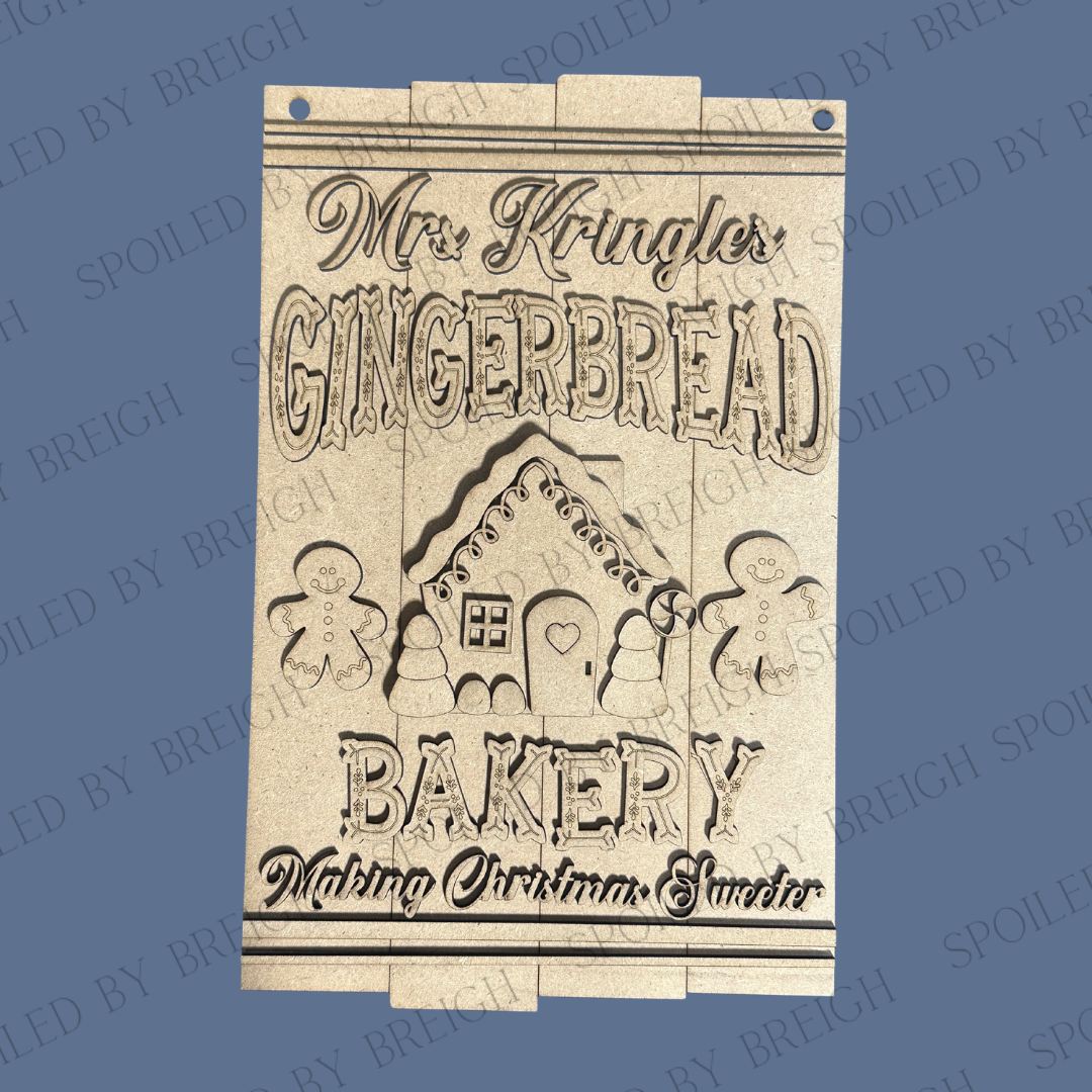 Mrs. Kringle's Bakery Sign