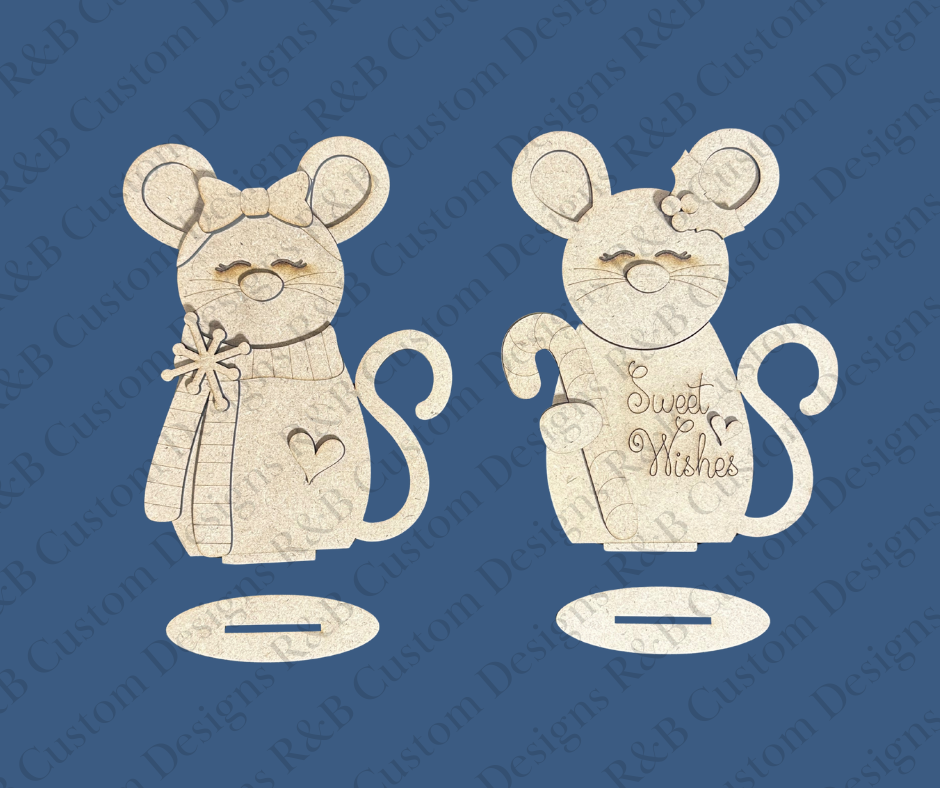 Mice Couple Shelf Sitters