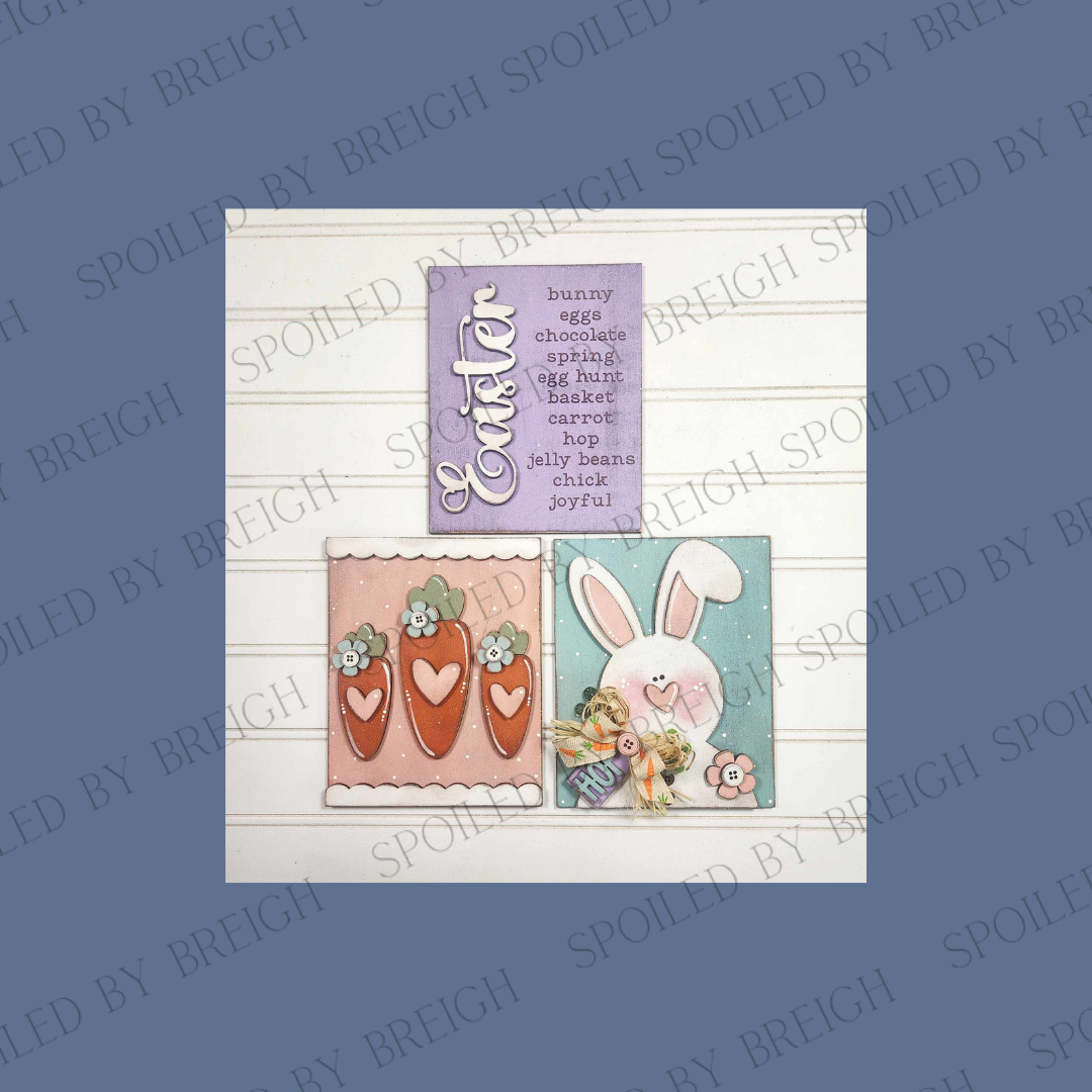 Prim Easter Sign Trio