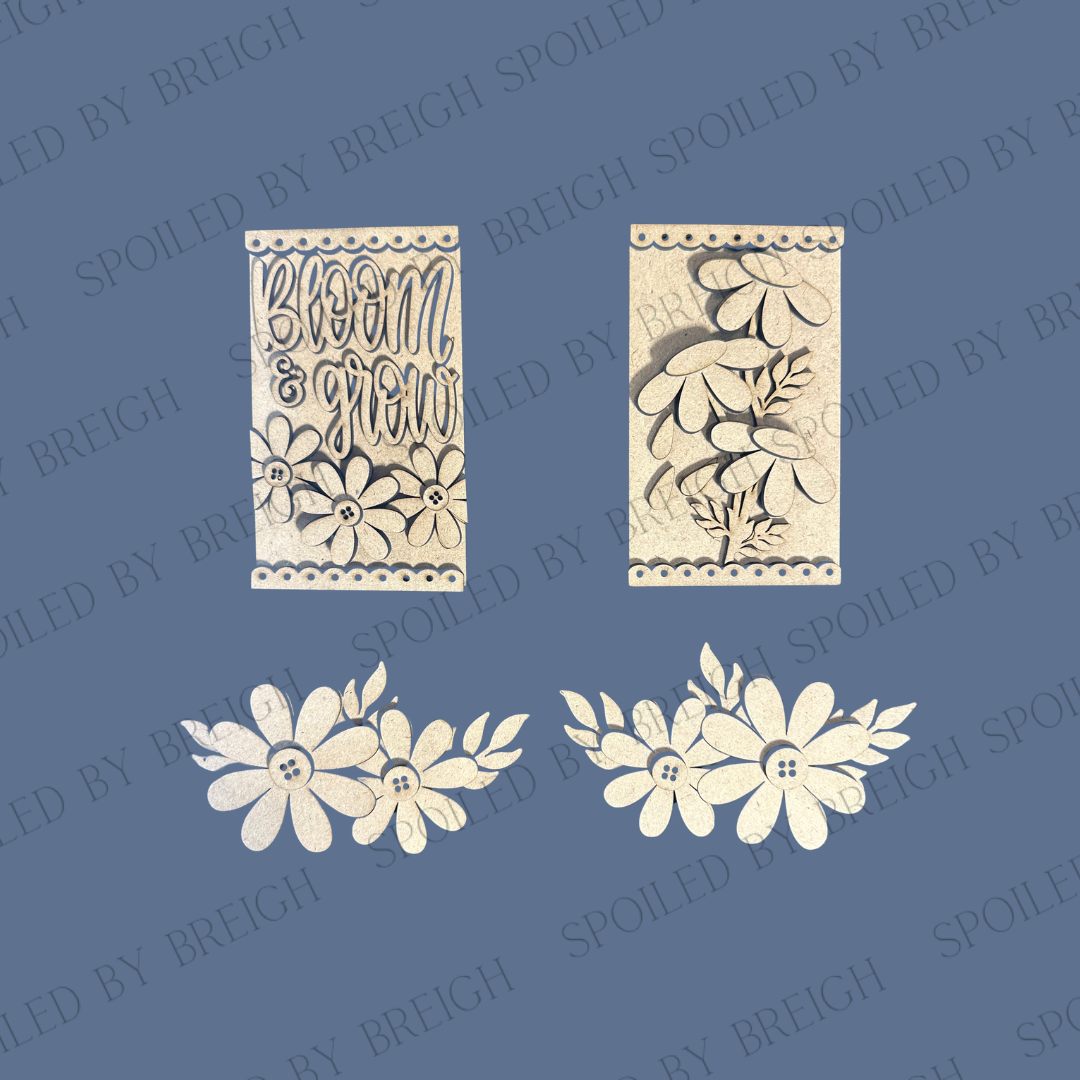 Cottage Cabinet Insert- Bloom and Grow