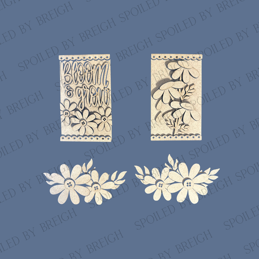 Cottage Cabinet Insert- Bloom and Grow