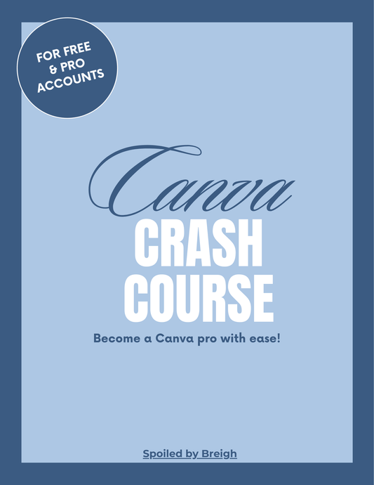 Canva Crash Course- PDF