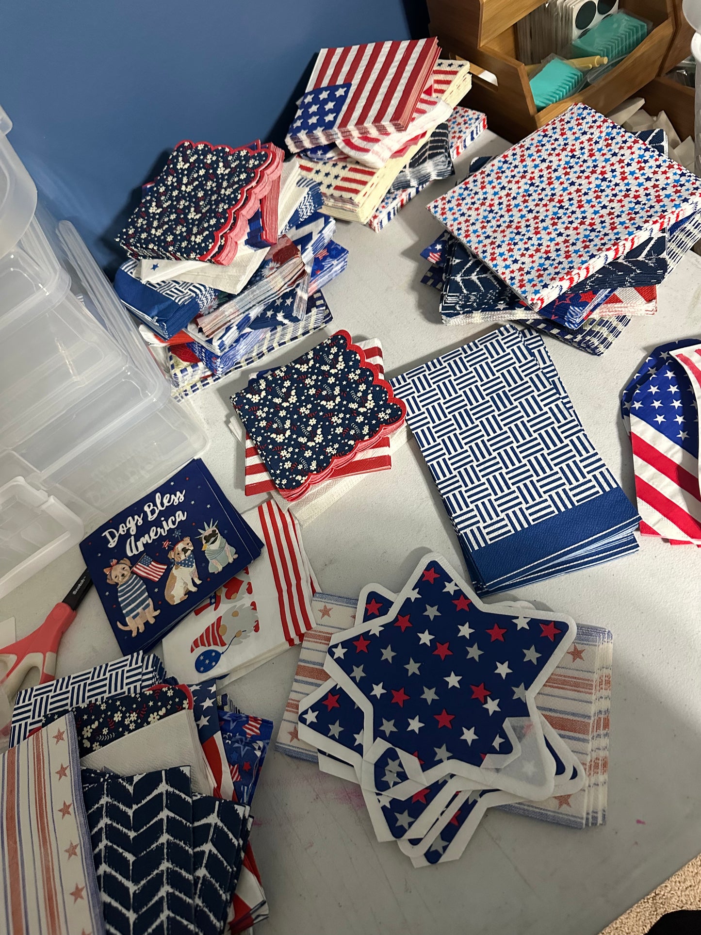Mystery Patriotic Napkin bundle
