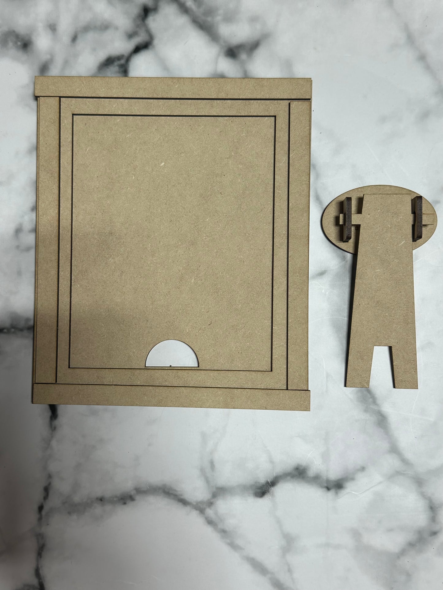 Frame for interchangeable inserts