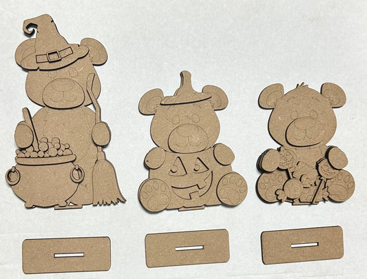 Halloween Bear Shelf Sitter
