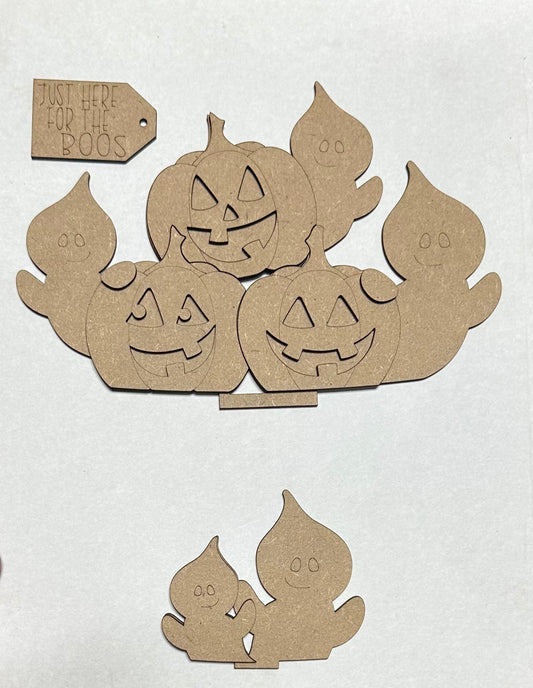 Cute Ghosties Basket Insert