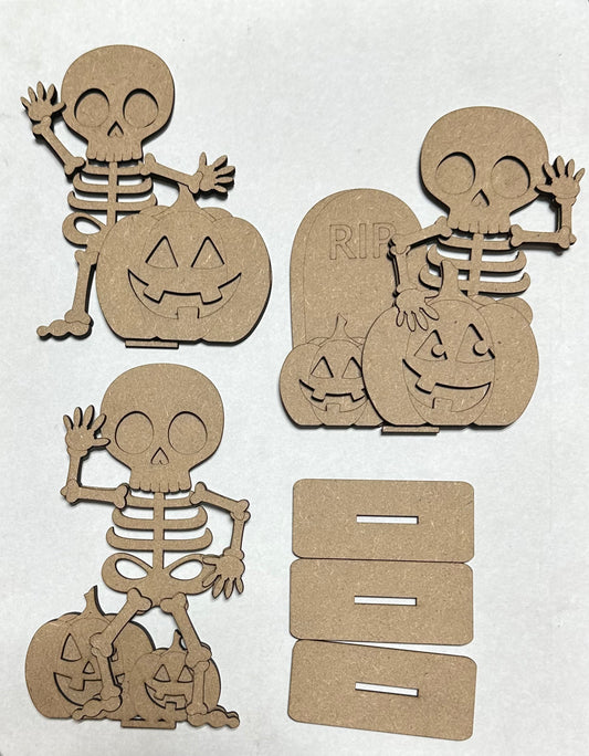 Skelton Trio Shelf Sitters