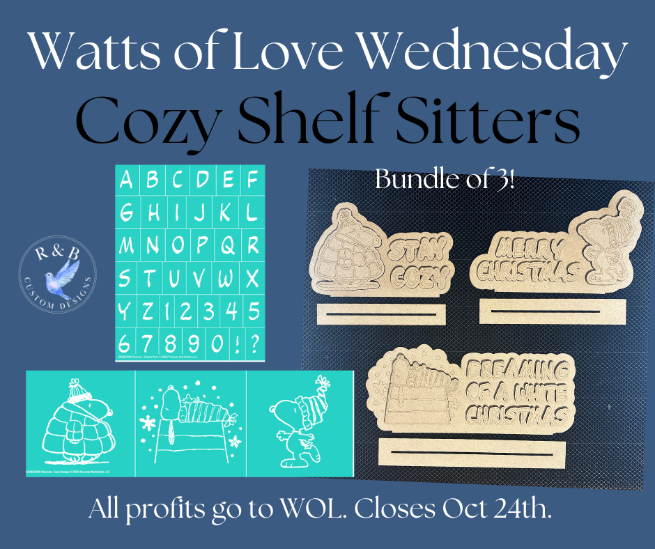 Watts of Love- Cozy Shelf SItters