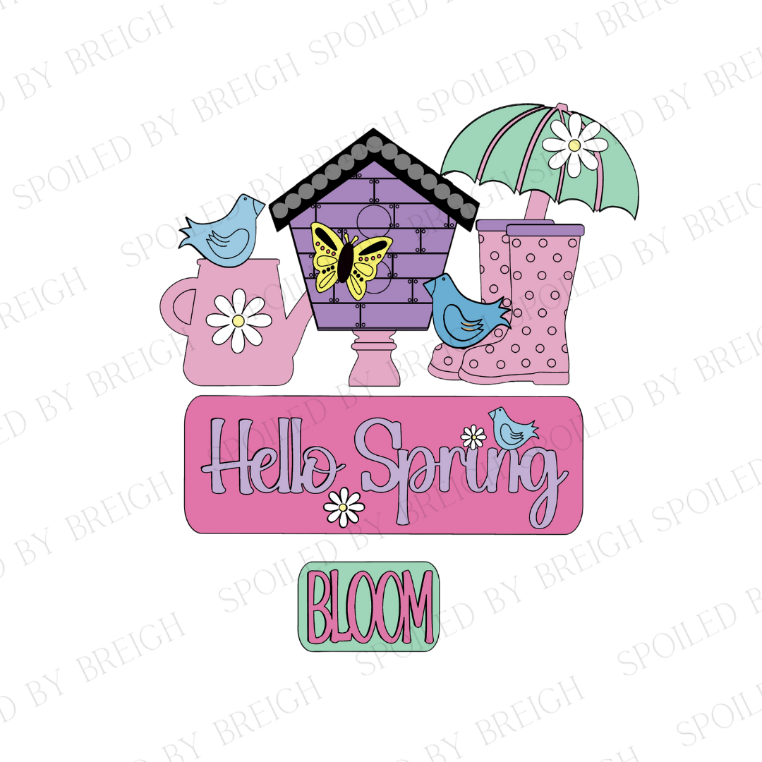 Spring Add On Hello Spring add-on – Designs By Breigh