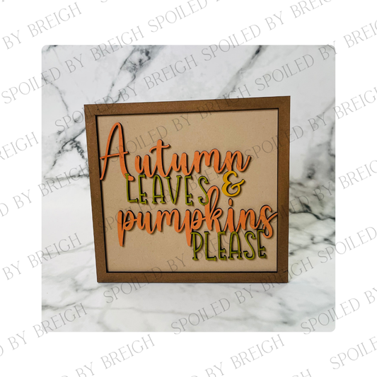Autumn Leaves Frame - 2024 Aug CB
