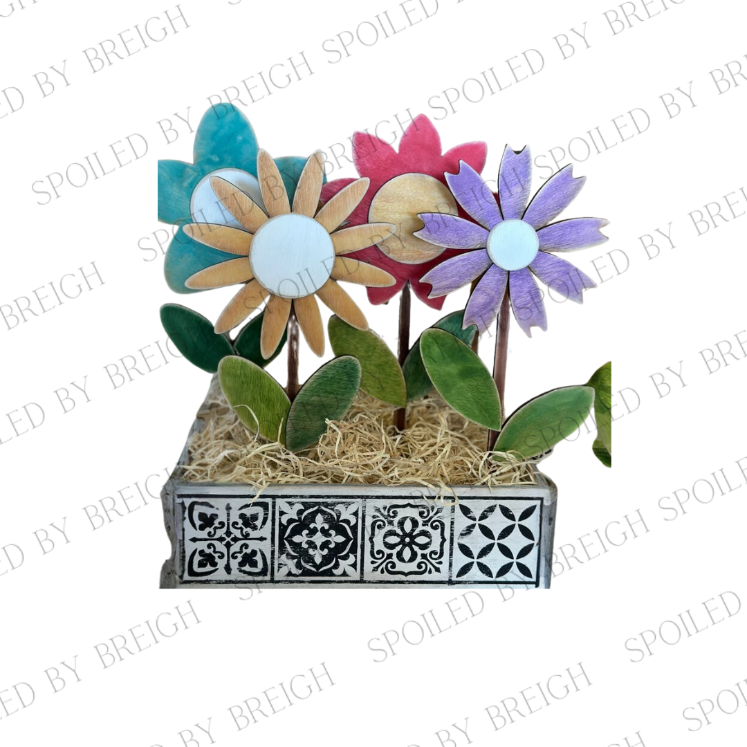 4 Spring Flowers