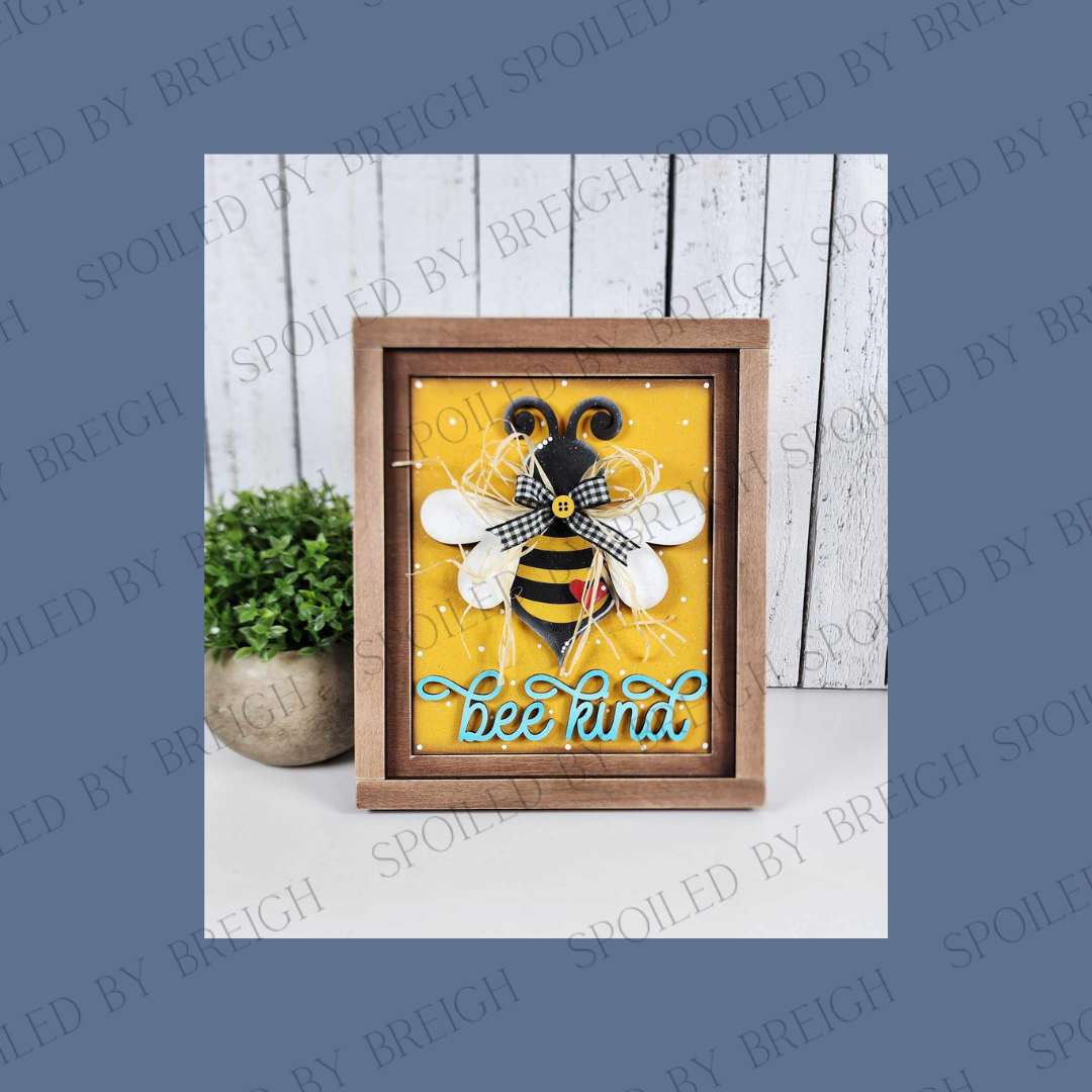 Honey Bee Trio Signs-Bee Kind