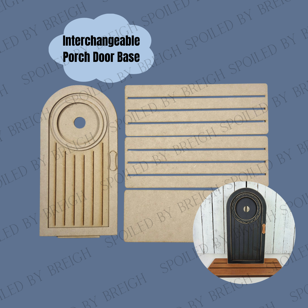 Interchangeable Porch Door- Arched Door
