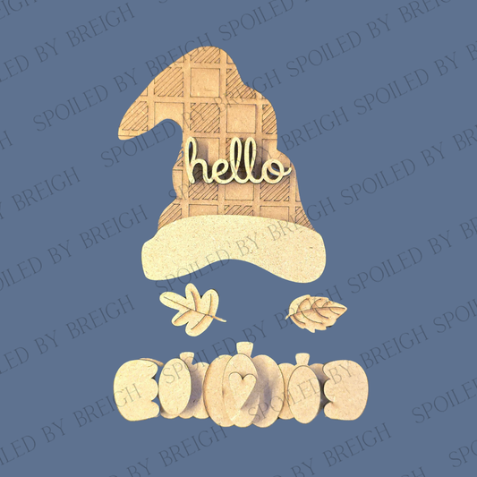 Pumpkin Add-on for Interchangeable Gnome Sitters